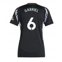 Echipament fotbal Arsenal Gabriel Magalhaes #6 Tricou Deplasare 2024-25 pentru femei maneca scurta